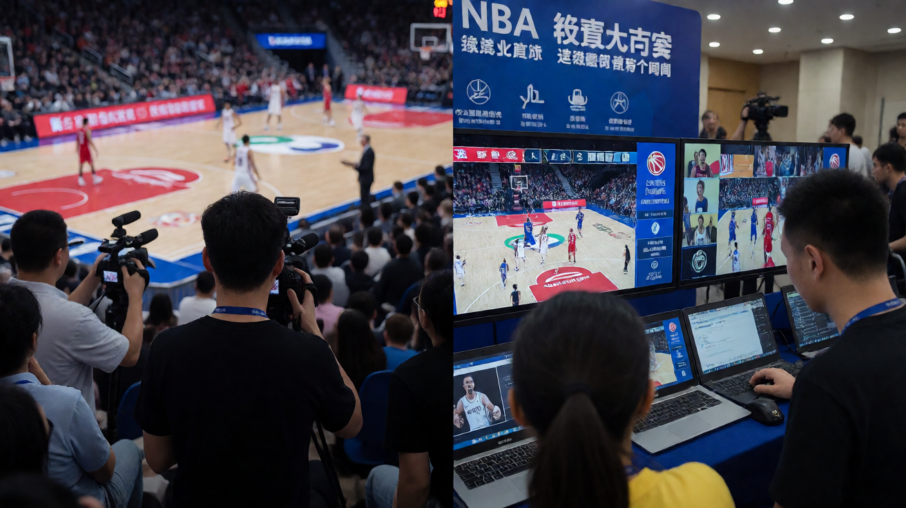 篮球赛事直播解决方案,展示NBA比赛实时画面